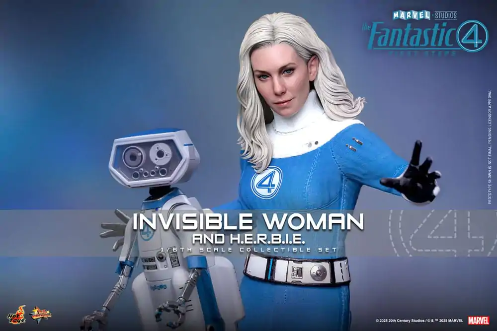 The Fantastic Four: First Steps Movie Masterpiece Action-Figuren 2er-Pack 1/6 Invisible Woman & H.E.R.B.I.E. 28 cm Produktfoto