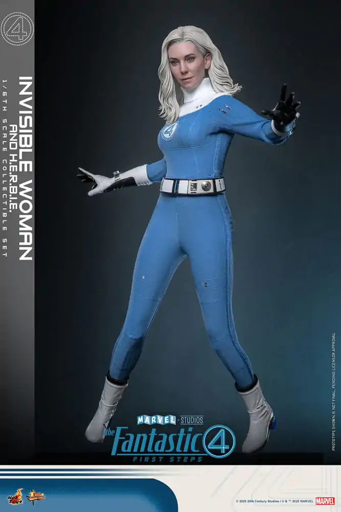 The Fantastic Four: First Steps Movie Masterpiece Action-Figuren 2er-Pack 1/6 Invisible Woman & H.E.R.B.I.E. 28 cm Produktfoto