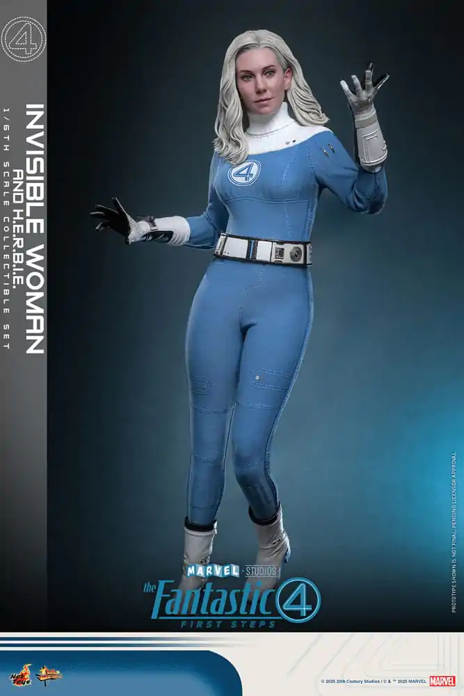 The Fantastic Four: First Steps Movie Masterpiece Action-Figuren 2er-Pack 1/6 Invisible Woman & H.E.R.B.I.E. 28 cm Produktfoto
