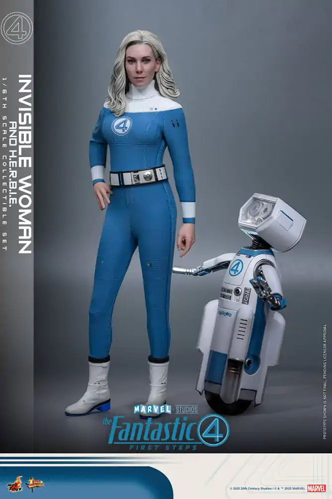 The Fantastic Four: First Steps Movie Masterpiece Action-Figuren 2er-Pack 1/6 Invisible Woman & H.E.R.B.I.E. 28 cm Produktfoto