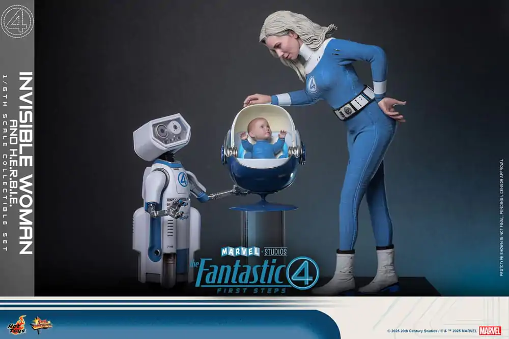 The Fantastic Four: First Steps Movie Masterpiece Action-Figuren 2er-Pack 1/6 Invisible Woman & H.E.R.B.I.E. 28 cm Produktfoto