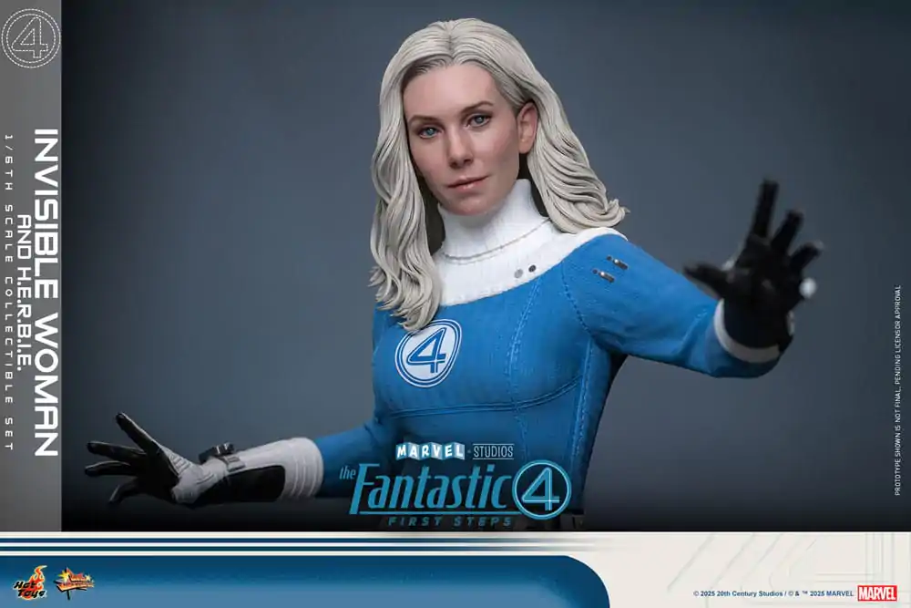 The Fantastic Four: First Steps Movie Masterpiece Action-Figuren 2er-Pack 1/6 Invisible Woman & H.E.R.B.I.E. 28 cm Produktfoto