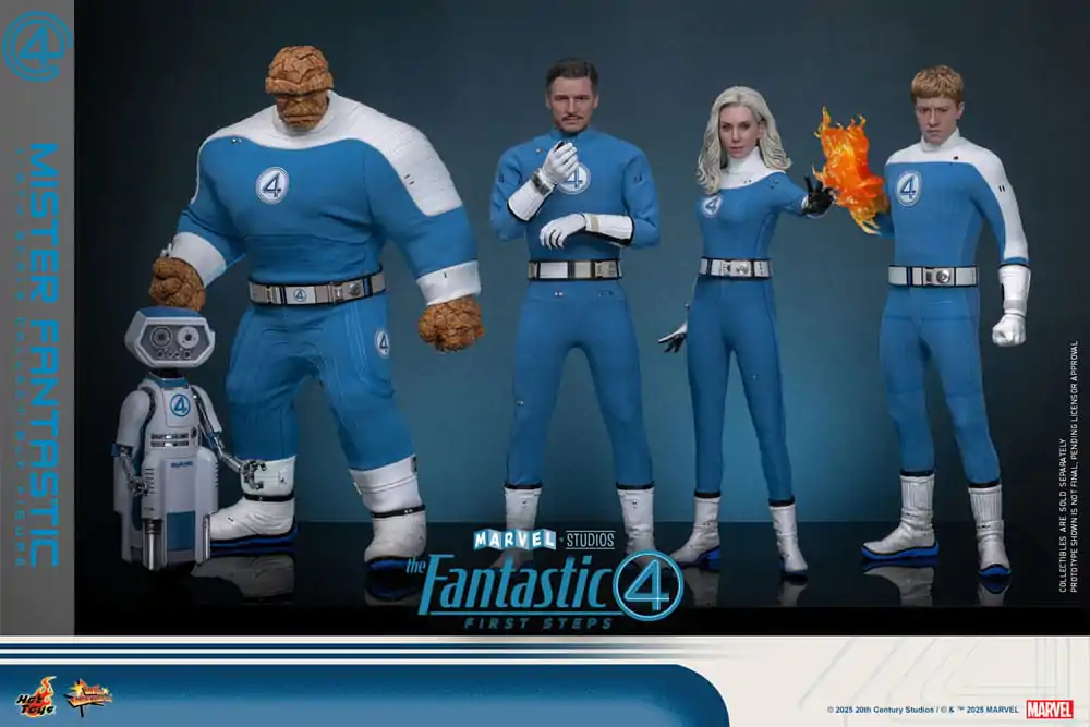 The Fantastic Four: First Steps Movie Masterpiece Action Figur 1/6 Mister Fantastic 30 Zentimeter Produktfoto