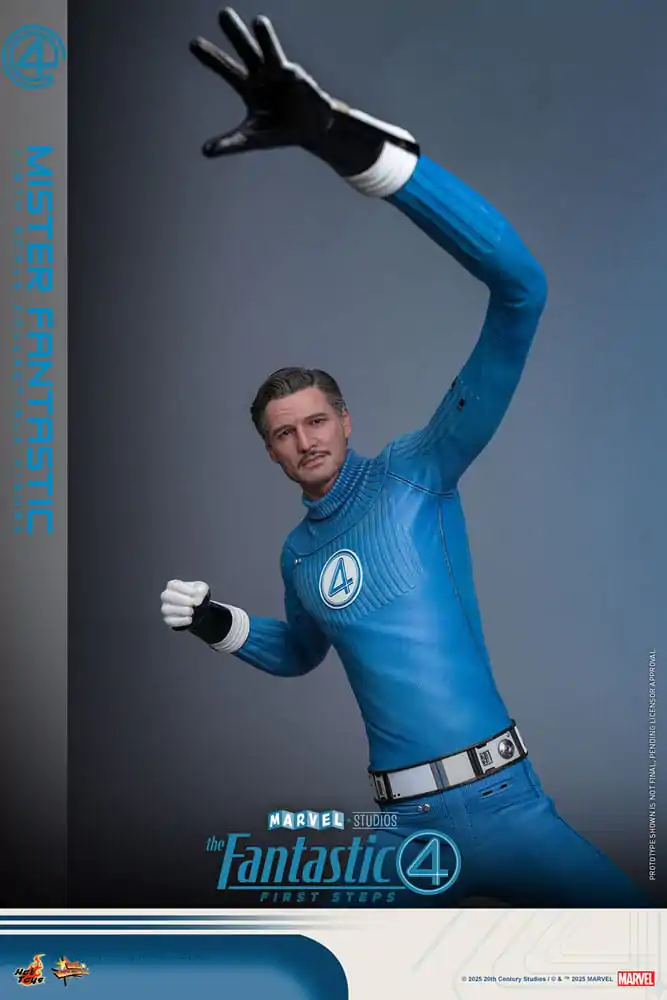 The Fantastic Four: First Steps Movie Masterpiece Action Figur 1/6 Mister Fantastic 30 Zentimeter Produktfoto