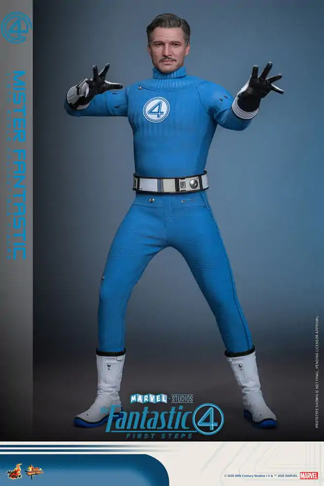 The Fantastic Four: First Steps Movie Masterpiece Action Figur 1/6 Mister Fantastic 30 Zentimeter Produktfoto