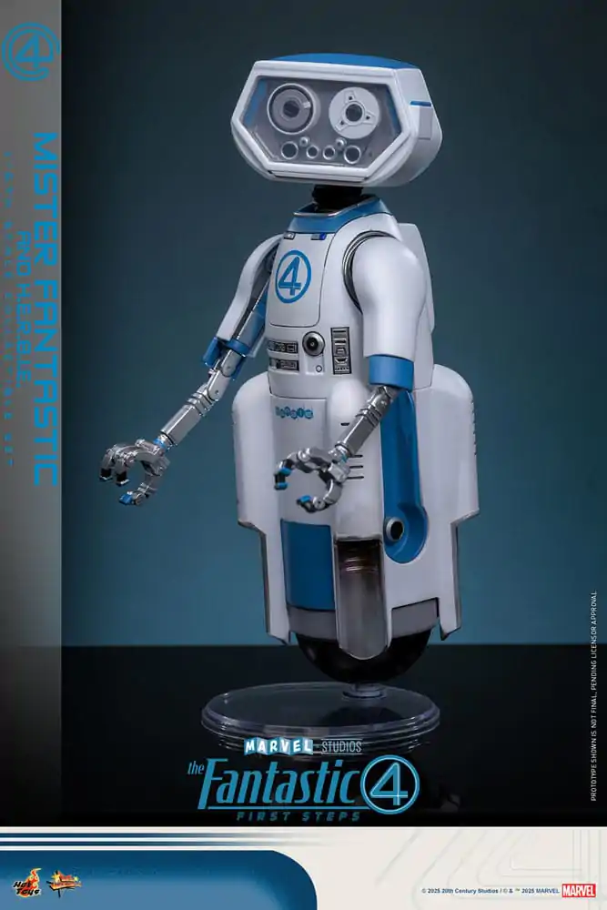 The Fantastic Four: First Steps Movie Masterpiece Action-Figuren 2er-Pack 1/6 Mister Fantastic & H.E.R.B.I.E. 30 cm Produktfoto