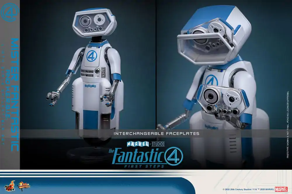 The Fantastic Four: First Steps Movie Masterpiece Action-Figuren 2er-Pack 1/6 Mister Fantastic & H.E.R.B.I.E. 30 cm Produktfoto