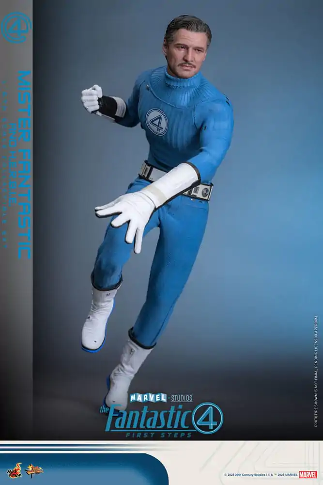 The Fantastic Four: First Steps Movie Masterpiece Action-Figuren 2er-Pack 1/6 Mister Fantastic & H.E.R.B.I.E. 30 cm Produktfoto