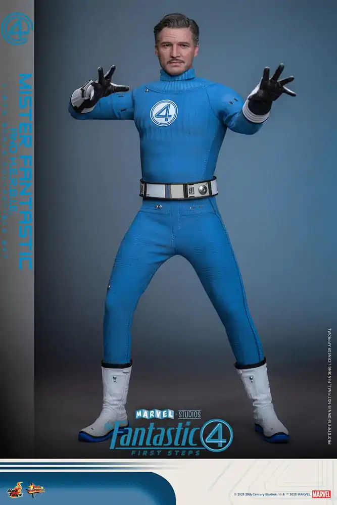 The Fantastic Four: First Steps Movie Masterpiece Action-Figuren 2er-Pack 1/6 Mister Fantastic & H.E.R.B.I.E. 30 cm Produktfoto