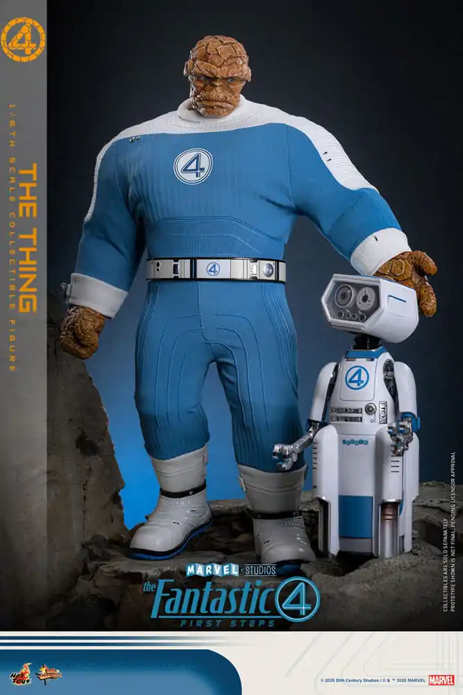 The Fantastic Four: First Steps Movie Masterpiece Action-Figur 1/6 The Thing 31 cm Produktfoto