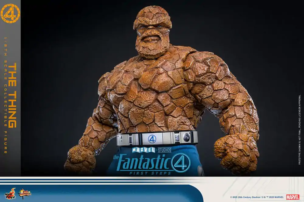 The Fantastic Four: First Steps Movie Masterpiece Action-Figur 1/6 The Thing 31 cm Produktfoto