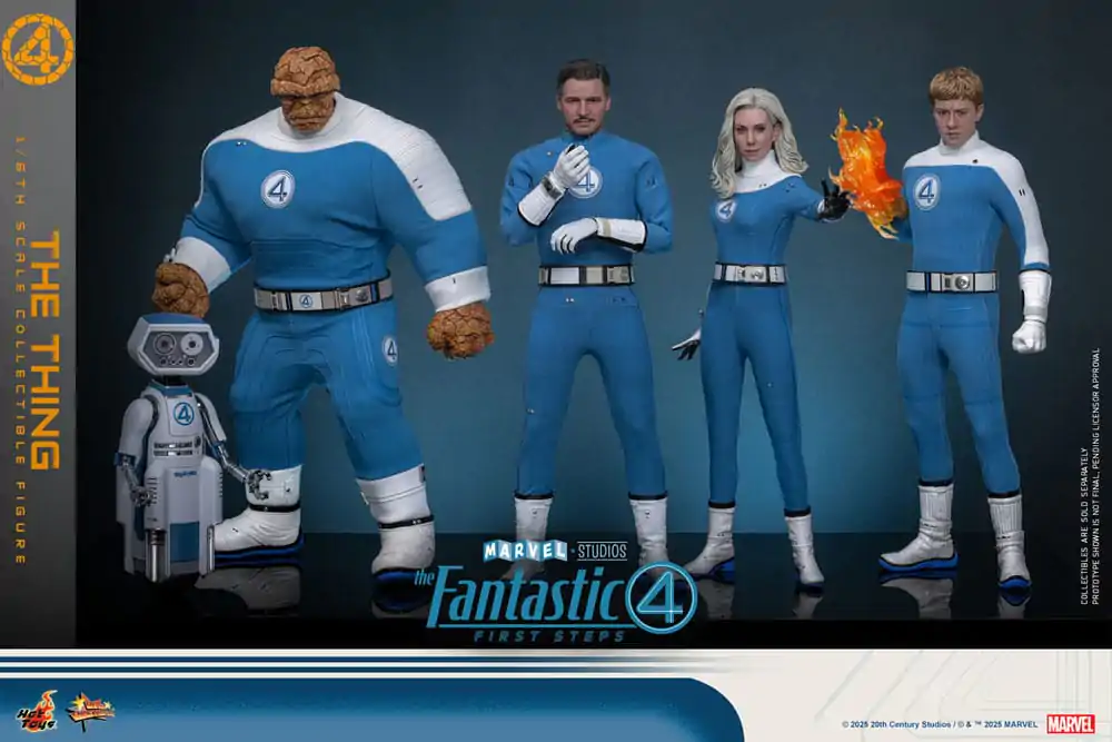 The Fantastic Four: First Steps Movie Masterpiece Action-Figur 1/6 The Thing 31 cm Produktfoto