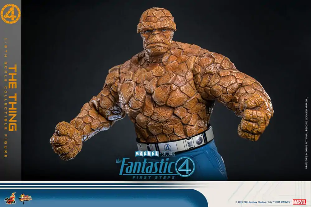 The Fantastic Four: First Steps Movie Masterpiece Action-Figur 1/6 The Thing 31 cm Produktfoto