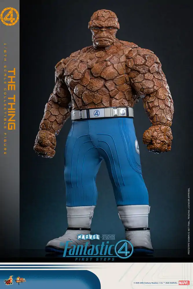 The Fantastic Four: First Steps Movie Masterpiece Action-Figur 1/6 The Thing 31 cm Produktfoto