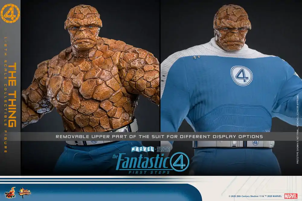 The Fantastic Four: First Steps Movie Masterpiece Action-Figur 1/6 The Thing 31 cm Produktfoto