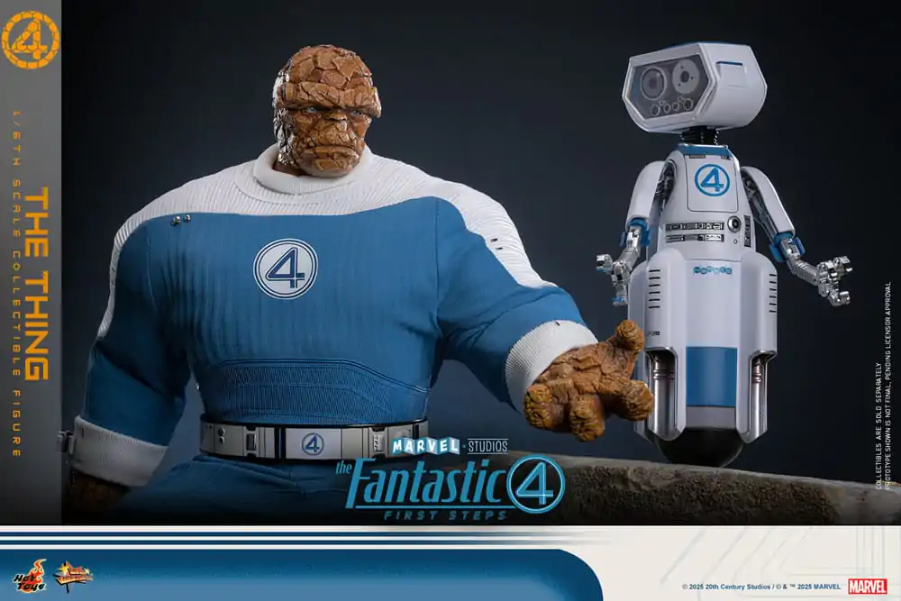 The Fantastic Four: First Steps Movie Masterpiece Action-Figur 1/6 The Thing 31 cm Produktfoto