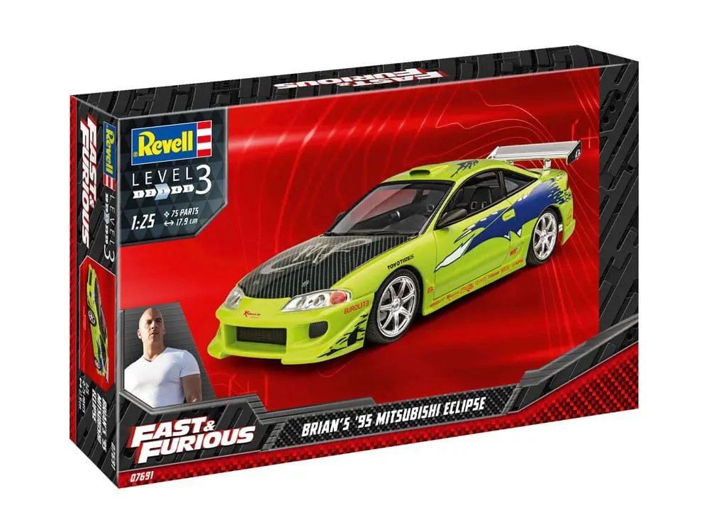 The Fast & Furious Modellbausatz Brian's 1995 Mitsubishi Eclipse Produktfoto