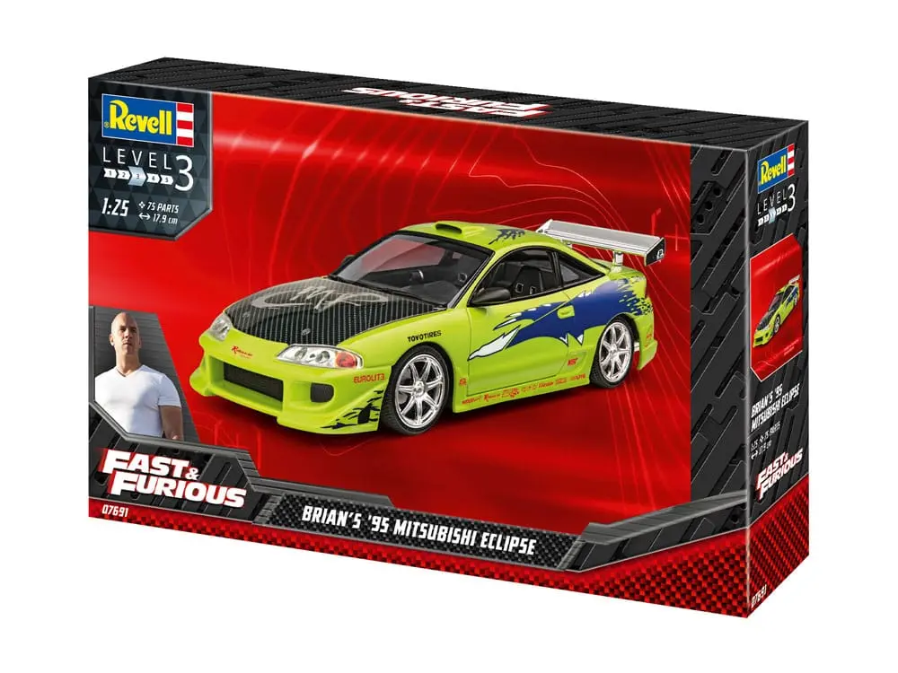 The Fast & Furious Modellbausatz Brian's 1995 Mitsubishi Eclipse Produktfoto