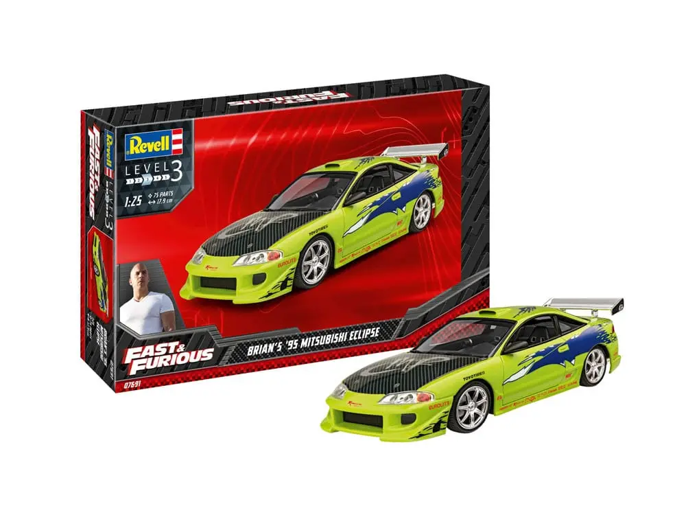 The Fast & Furious Modellbausatz Brian's 1995 Mitsubishi Eclipse Produktfoto