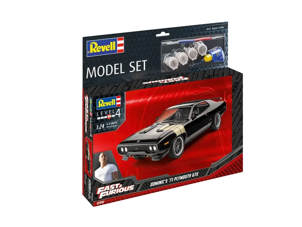 The Fast & Furious Modellbausatz mit Basiszubehör Dominic's 1971 Plymouth GTX Produktfoto