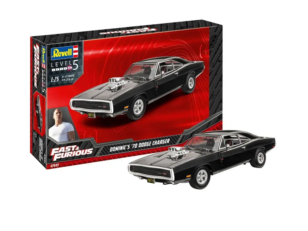 The Fast & Furious Modellbausatz Dominics 1970 Dodge Charger termékfotó