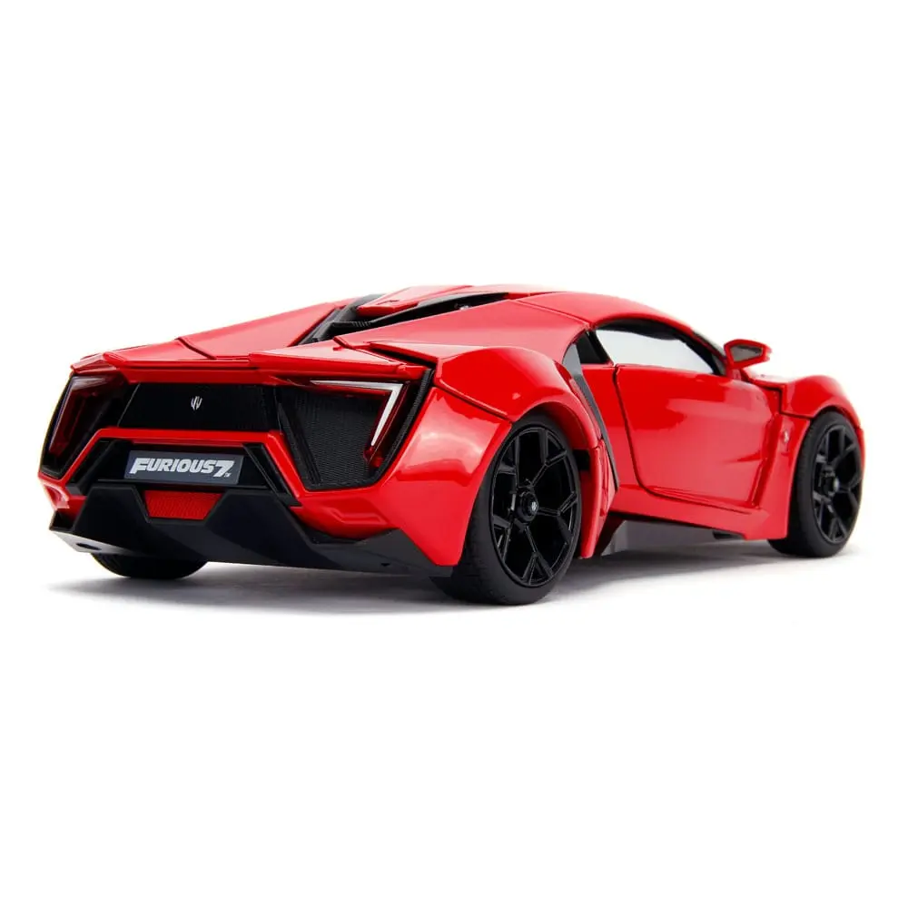 The Fast and Furious Diecast Modell Hollywood Rides 1/18 Lykan Hypersport mit Dom Figur Produktfoto