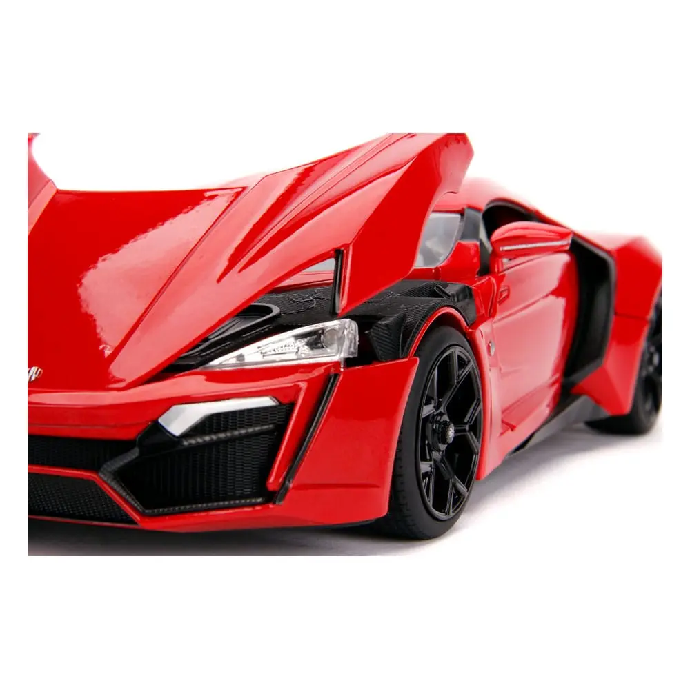 The Fast and Furious Diecast Modell Hollywood Rides 1/18 Lykan Hypersport mit Dom Figur Produktfoto