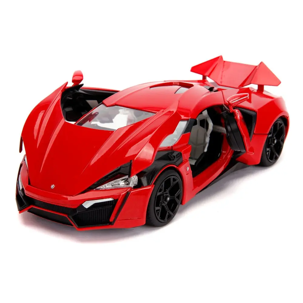 The Fast and Furious Diecast Modell Hollywood Rides 1/18 Lykan Hypersport mit Dom Figur Produktfoto