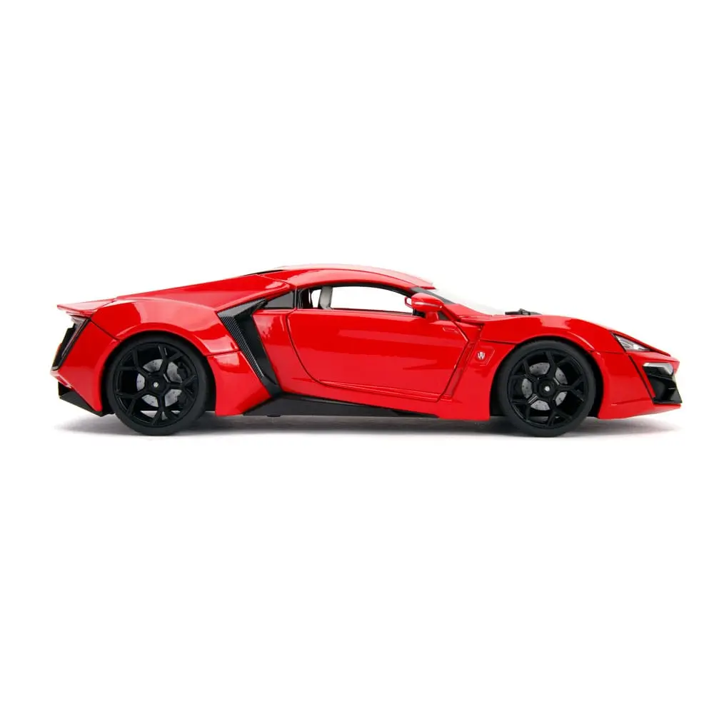 The Fast and Furious Diecast Modell Hollywood Rides 1/18 Lykan Hypersport mit Dom Figur Produktfoto