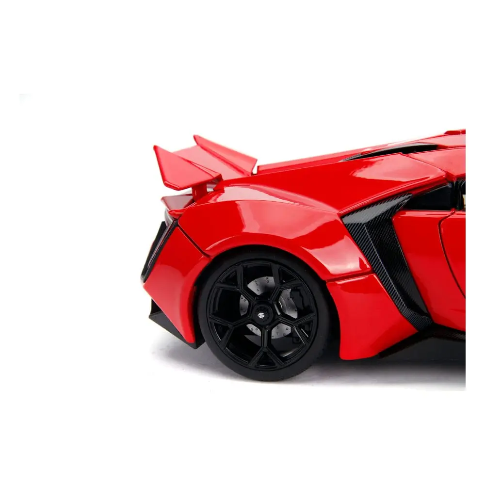The Fast and Furious Diecast Modell Hollywood Rides 1/18 Lykan Hypersport mit Dom Figur Produktfoto