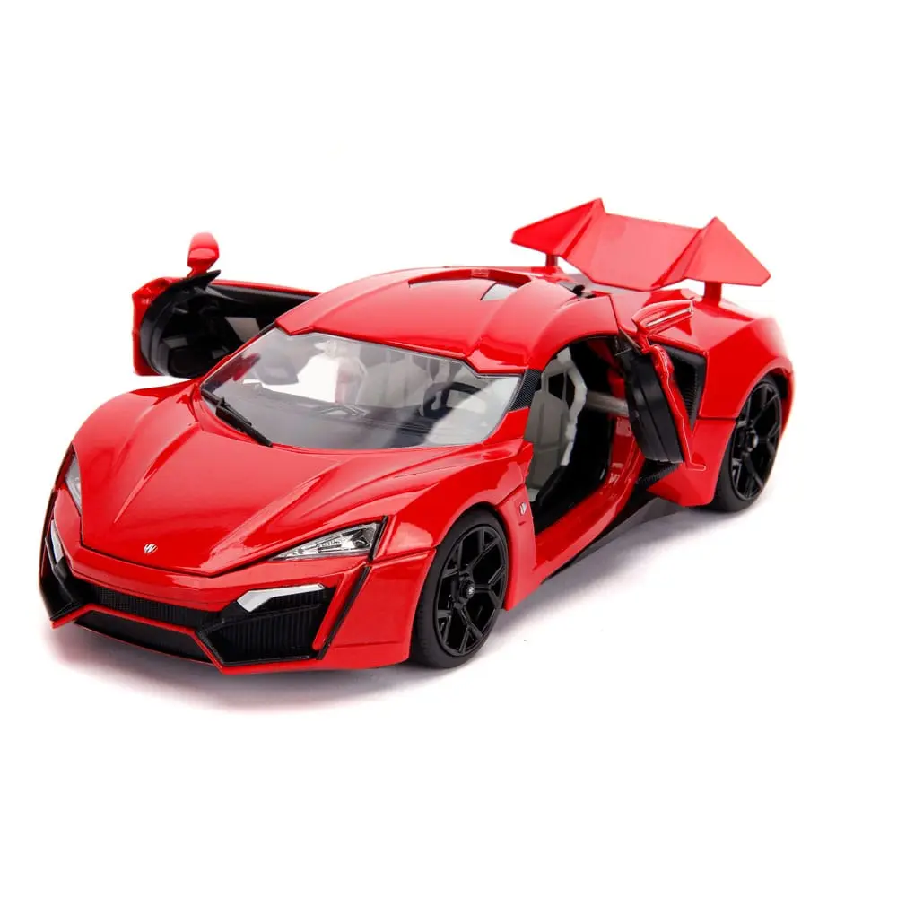 The Fast and Furious Diecast Modell Hollywood Rides 1/18 Lykan Hypersport mit Dom Figur Produktfoto