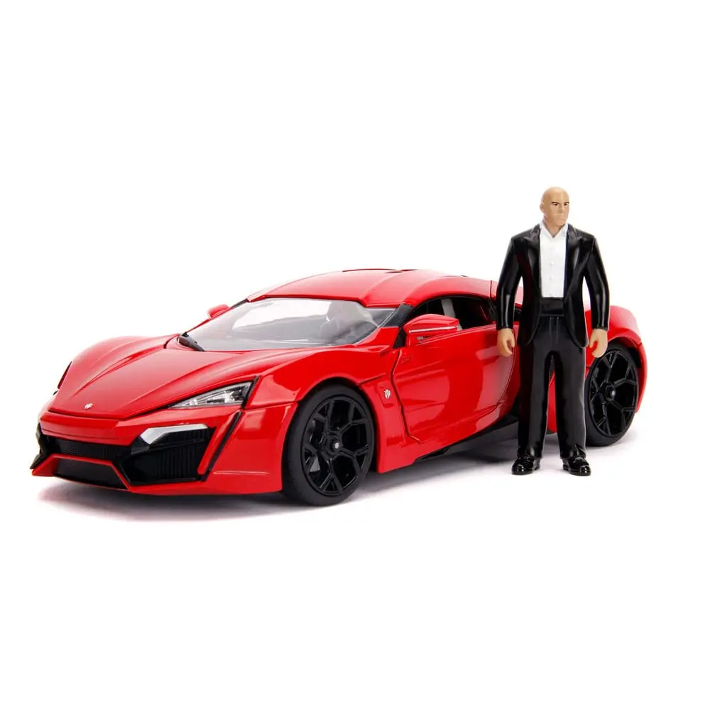 The Fast and Furious Diecast Modell Hollywood Rides 1/18 Lykan Hypersport mit Dom Figur Produktfoto