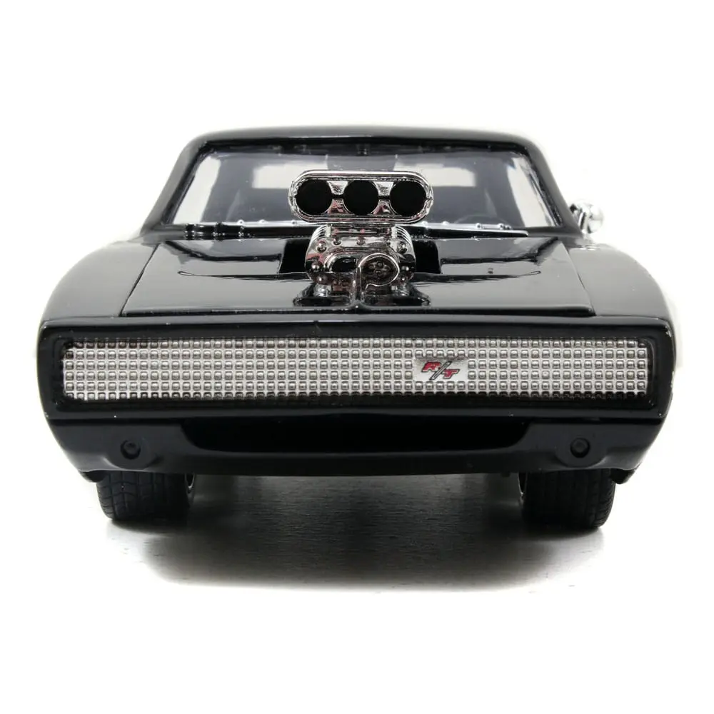 The Fast and Furious Diecast Modell Hollywood Rides 1/24 1970 Dodge Charger mit Dom Toretto Figur Produktfoto