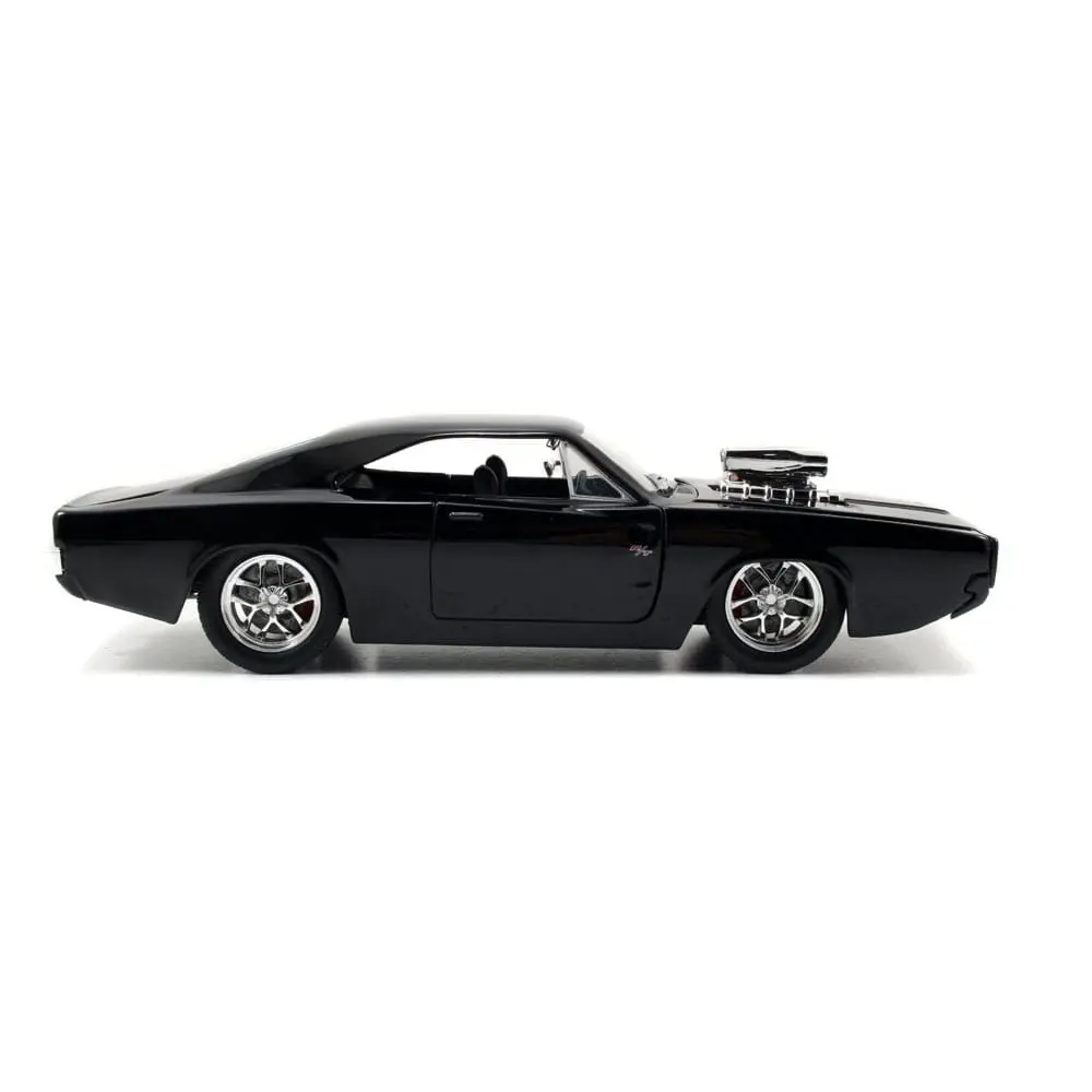 The Fast and Furious Diecast Modell Hollywood Rides 1/24 1970 Dodge Charger mit Dom Toretto Figur Produktfoto