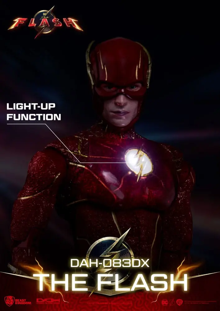 The Flash Dynamic 8ction Heroes Actionfigur 1/9 The Flash Deluxe Version 24 cm Produktfoto