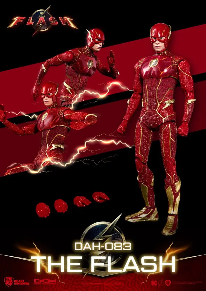 The Flash Dynamic 8ction Heroes Actionfigur 1/9 The Flash Deluxe Version 24 cm Produktfoto