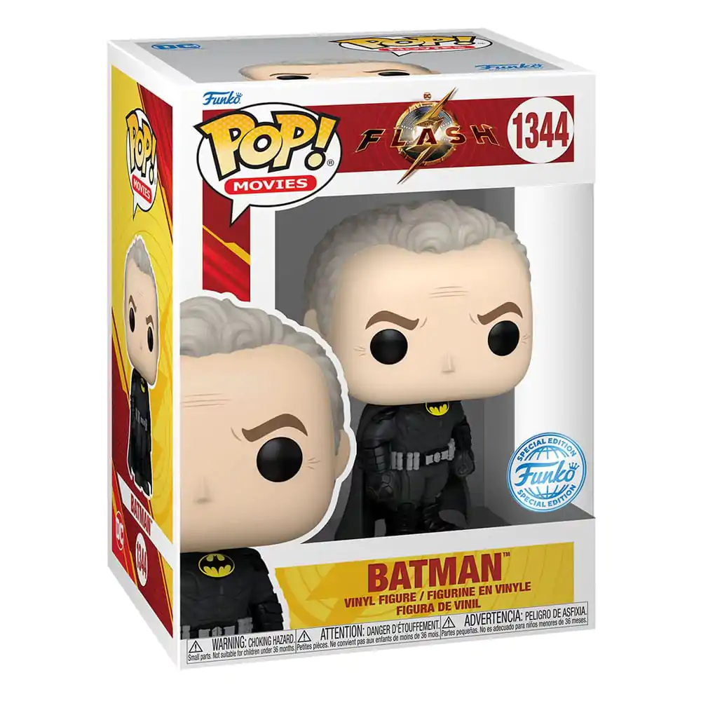The Flash POP! Movies Vinyl Figur Batman (Keaton) unmasked 9 cm Produktfoto