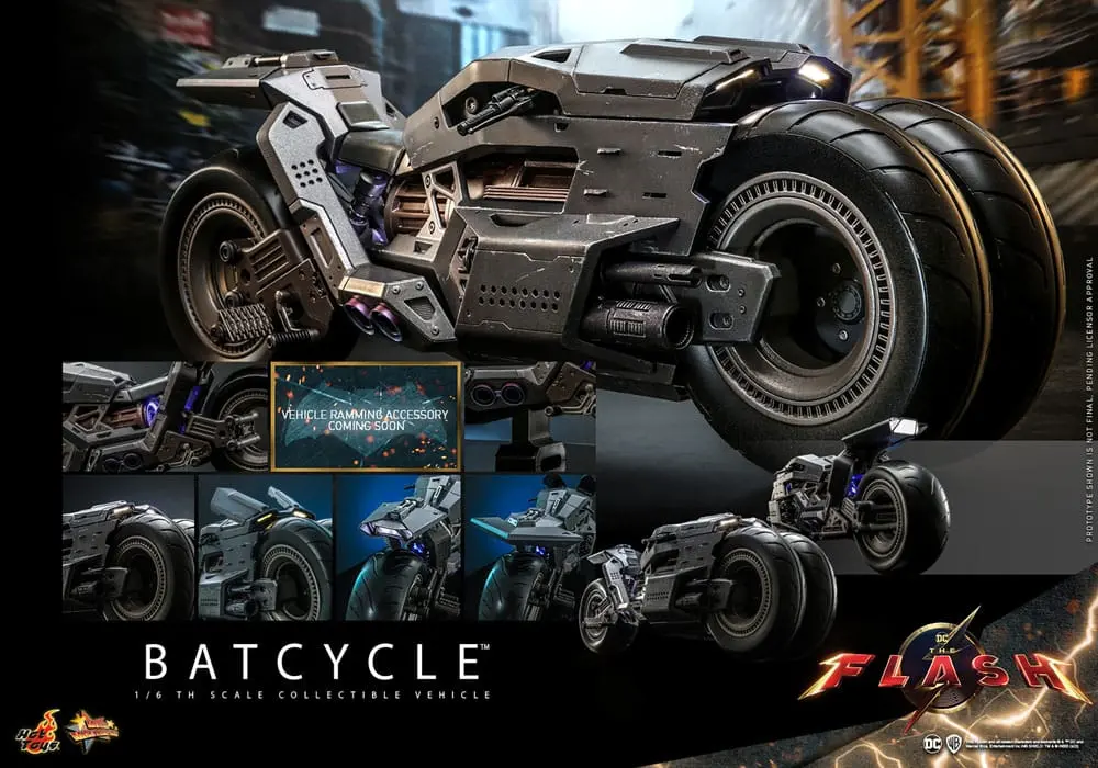 The Flash Movie Masterpiece Fahrzeug 1/6 Batcycle 56 cm termékfotó