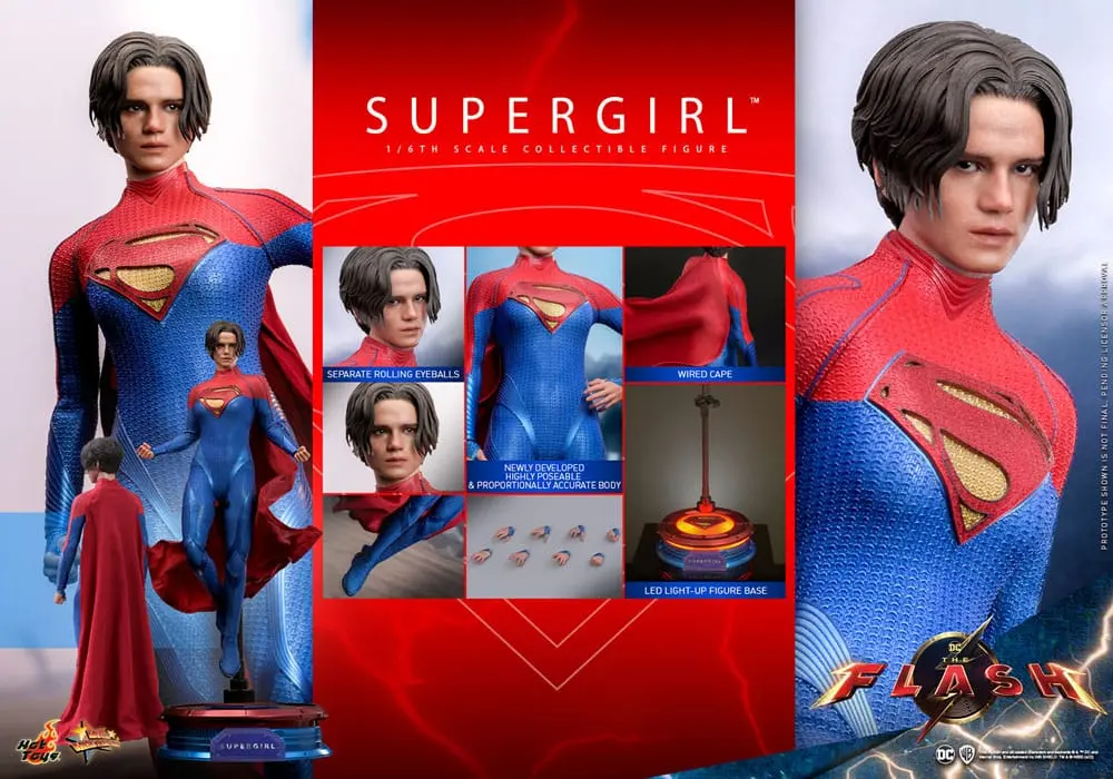 The Flash Movie Masterpiece Actionfigur 1/6 Supergirl 28 cm Produktfoto
