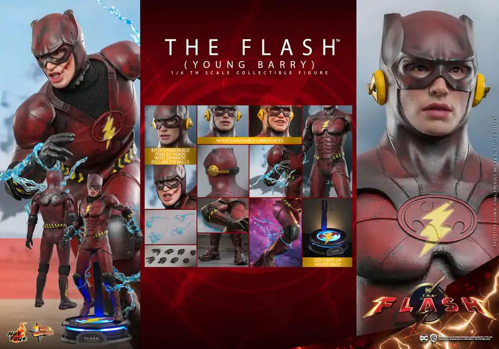 The Flash Movie Masterpiece Actionfigur 1/6 The Flash (Young Barry) 30 cm Produktfoto