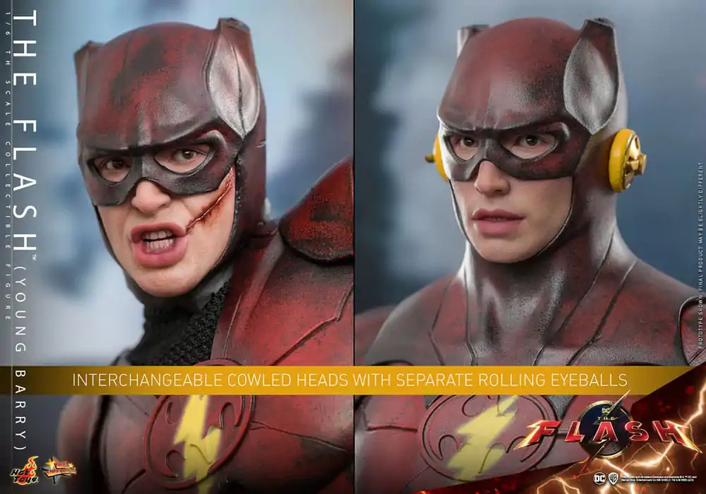 The Flash Movie Masterpiece Actionfigur 1/6 The Flash (Young Barry) 30 cm Produktfoto