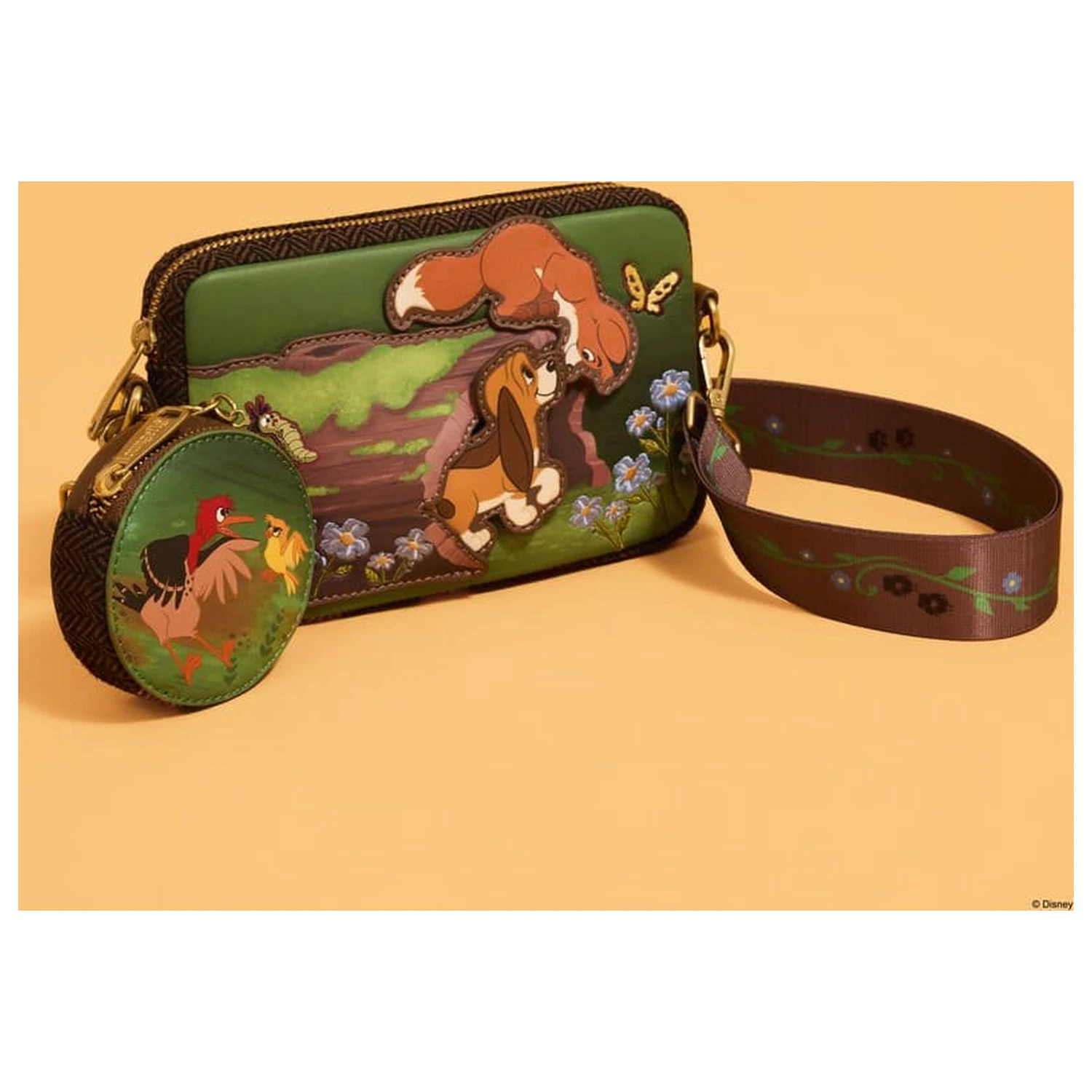 The Fox and the Hound by Loungefly Canvas Tragetasche Tod & Vixey Produktfoto