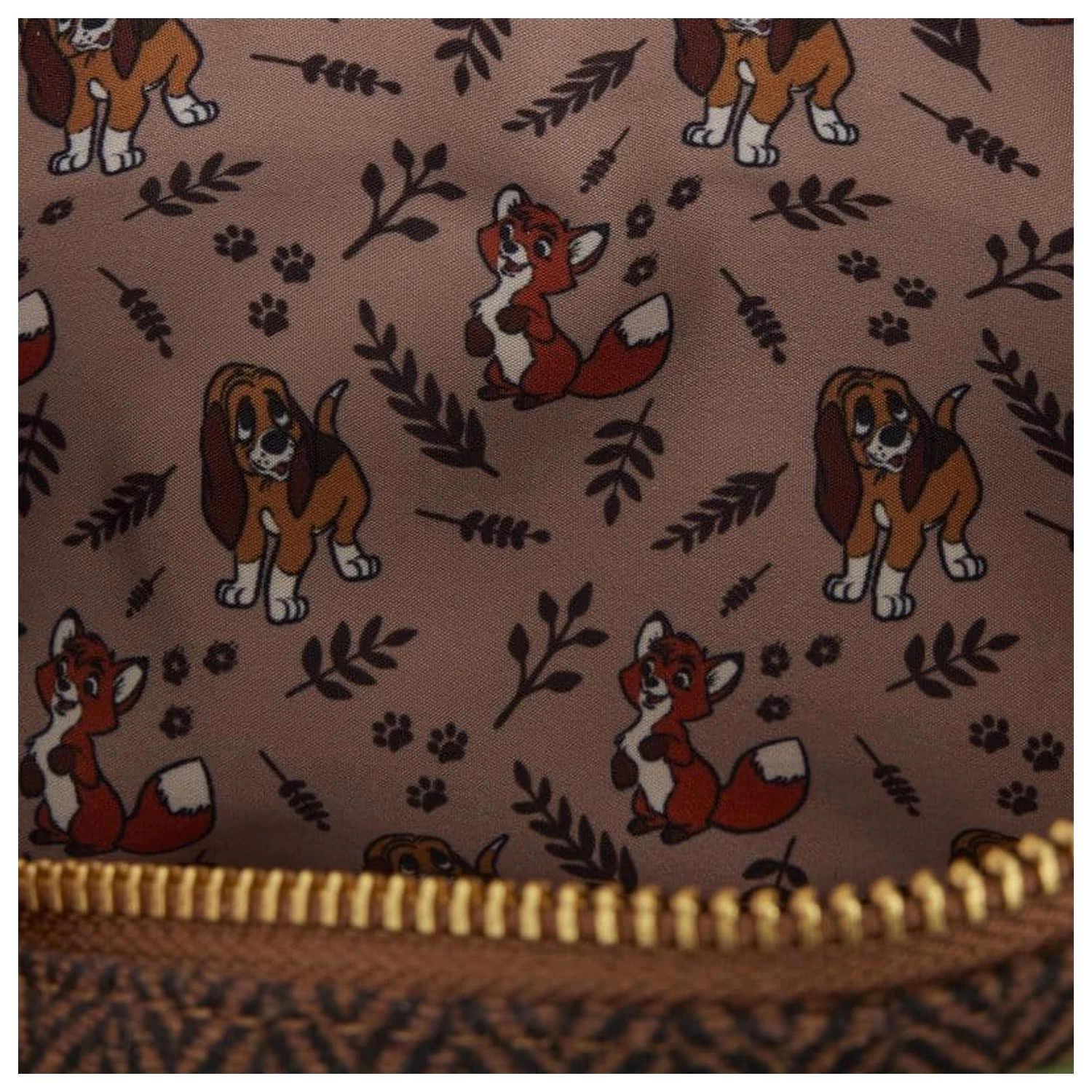 The Fox and the Hound by Loungefly Canvas Tragetasche Tod & Vixey Produktfoto