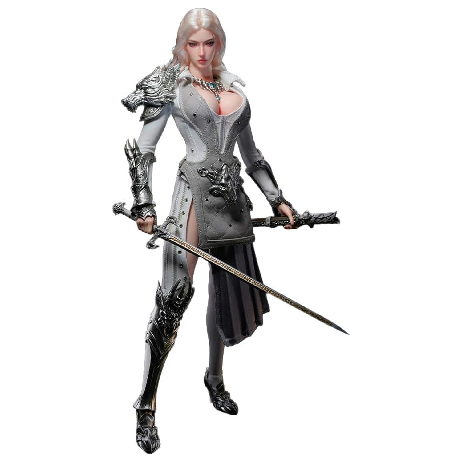The Girl Under Wolf's Ward Action Figur 1/6 Alina (Silver) 30 cm Produktfoto