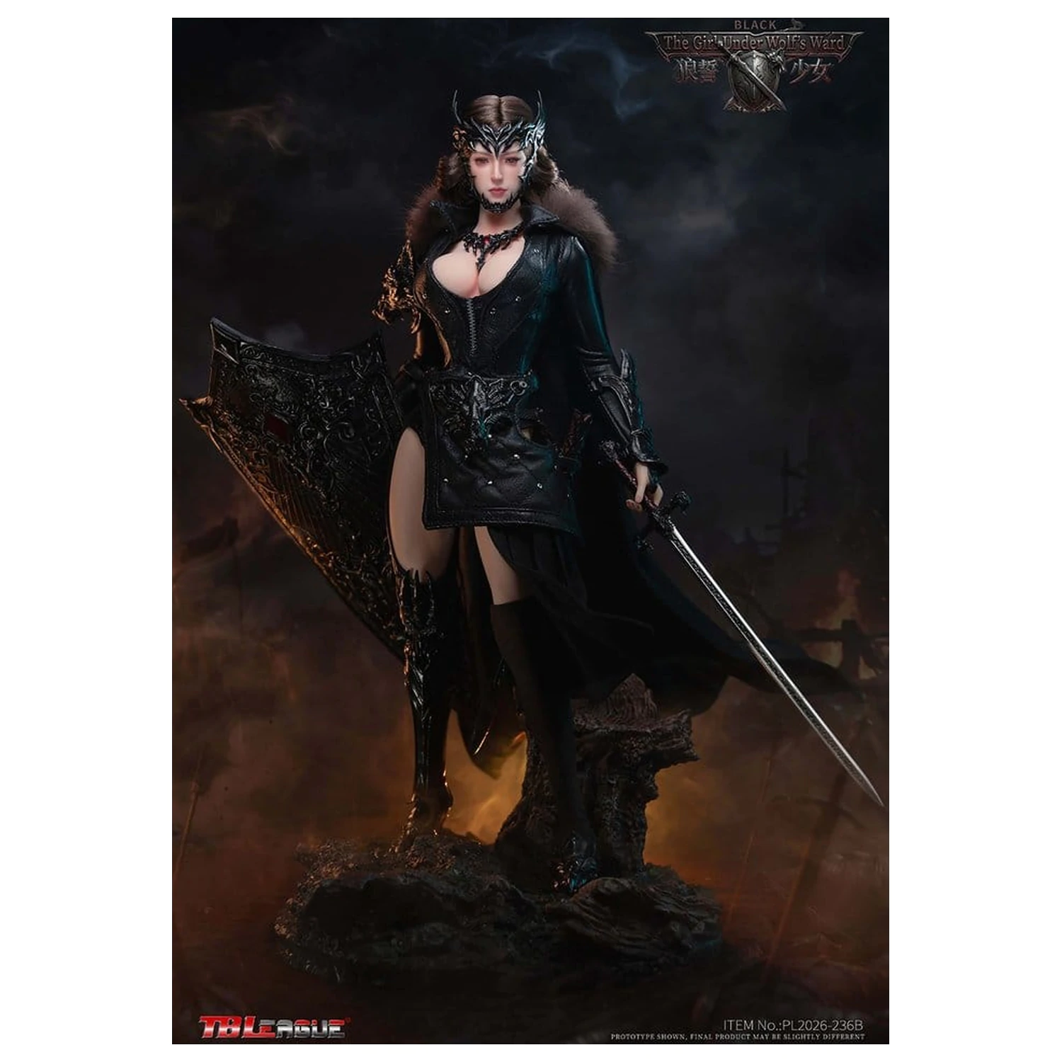 The Girl Under Wolf's Ward Actionfigur 1/6 Eleanor (Black) 30 cm Produktfoto
