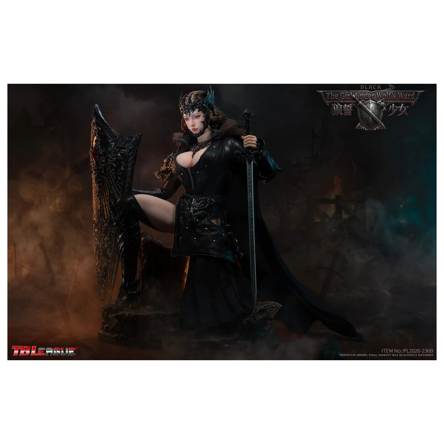 The Girl Under Wolf's Ward Actionfigur 1/6 Eleanor (Black) 30 cm Produktfoto
