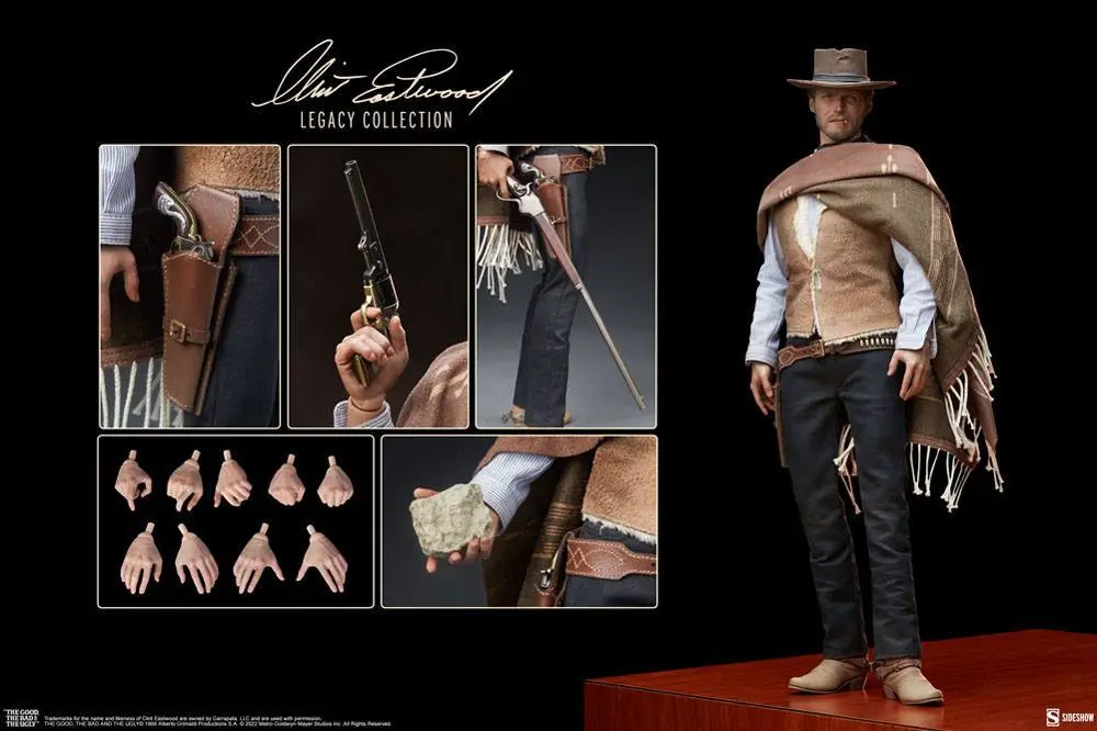 The Good, The Bad and the Ugly Clint Eastwood Legacy Collection Action Figur 1/6 The Man With No Name 30 cm Produktfoto