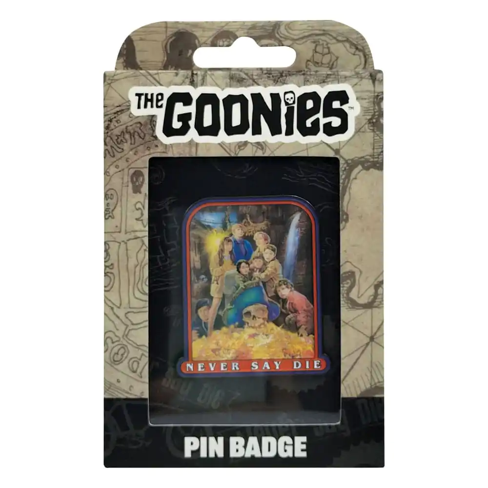 The Goonies Pin Badge 40. Jahrestag Never Say Die Anstecknadel Produktfoto