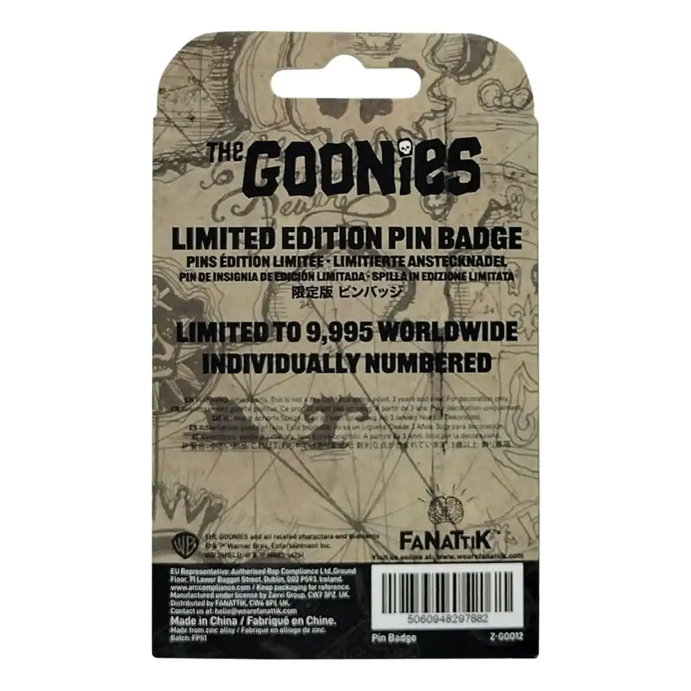 The Goonies Pin Badge 40. Jahrestag Never Say Die Anstecknadel Produktfoto