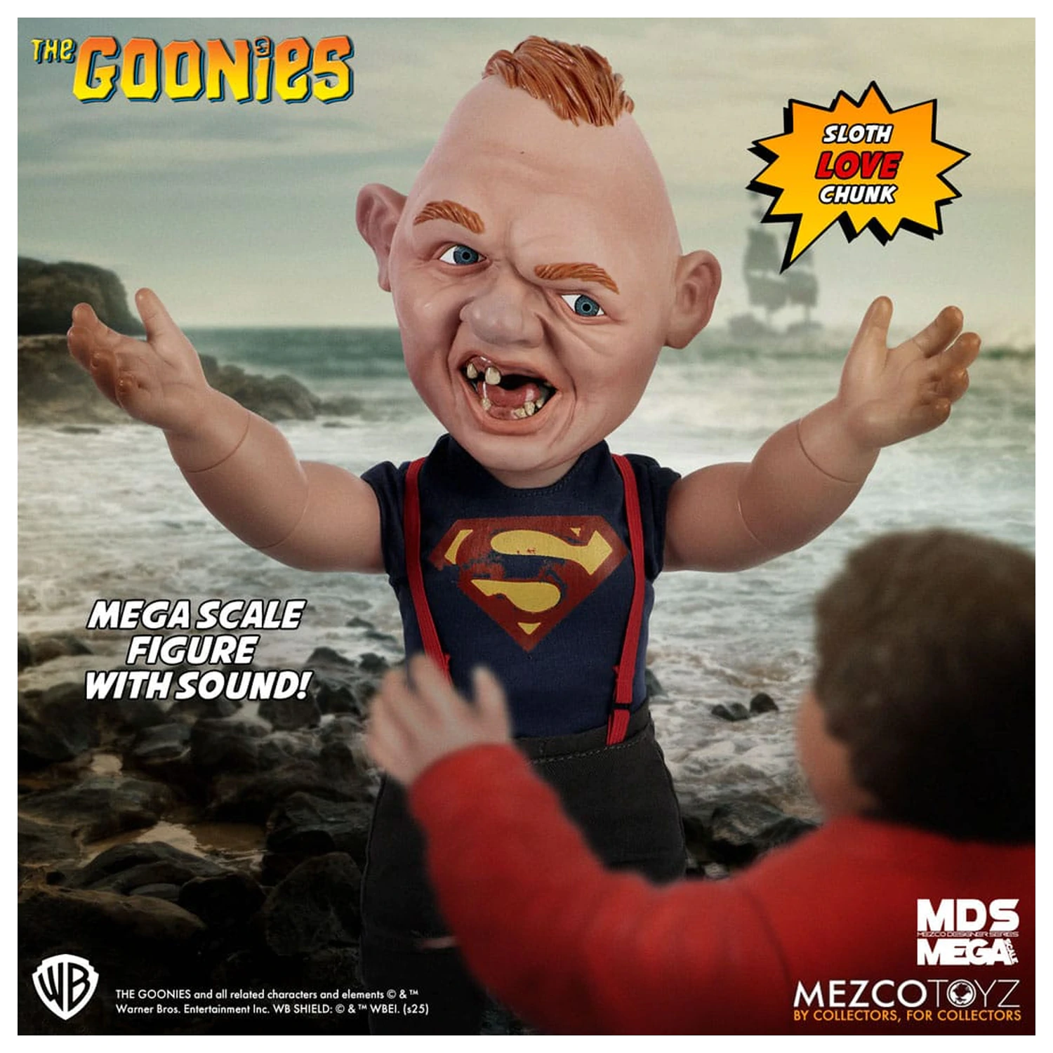 The Goonies MDS Mega Scale Puppe Talking Sloth mit Sound 38 cm Produktfoto